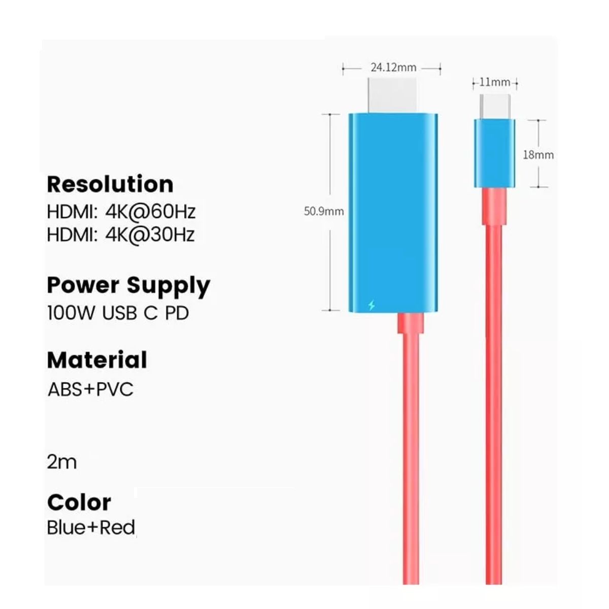 Cable Adaptador Tipo C A Hdmi Para Tv Nintendo Switch / Oled