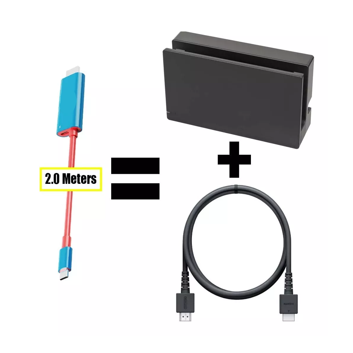 Cable Adaptador Tipo C A Hdmi Para Tv Nintendo Switch / Oled