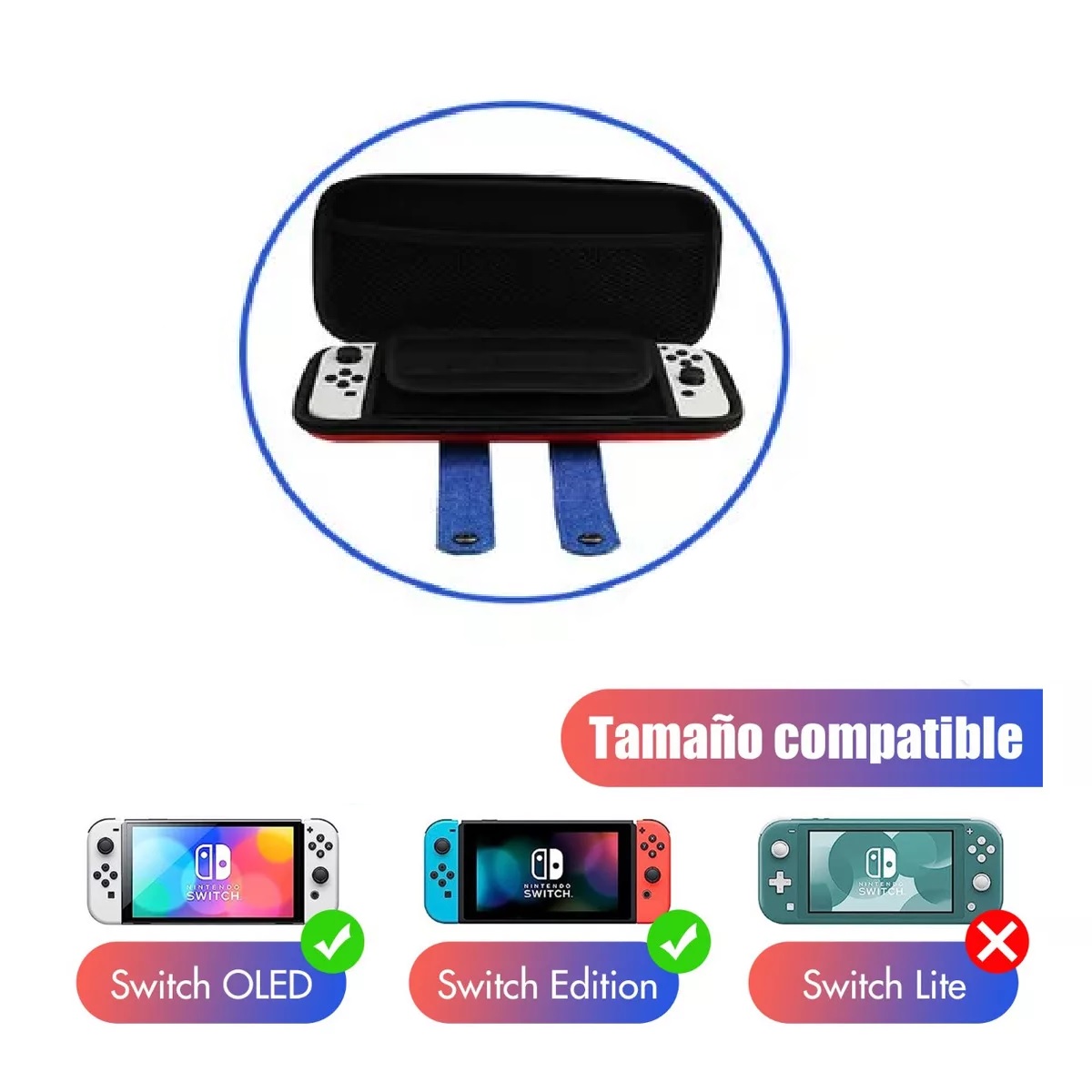 Kit Fundas Y Estuche De Nintendo Switch Con 20pzs Accesorios