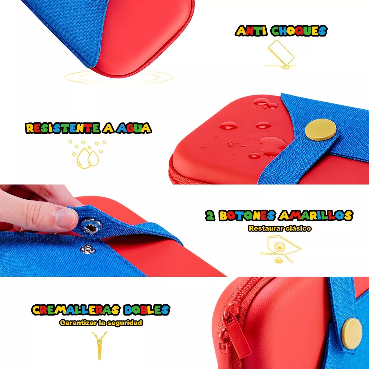 Kit Fundas Y Estuche De Nintendo Switch Con 20pzs Accesorios