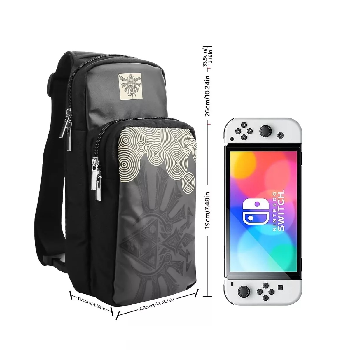Estuche Mochila De Zelda Tears Of The Kingdom Para N. Switch