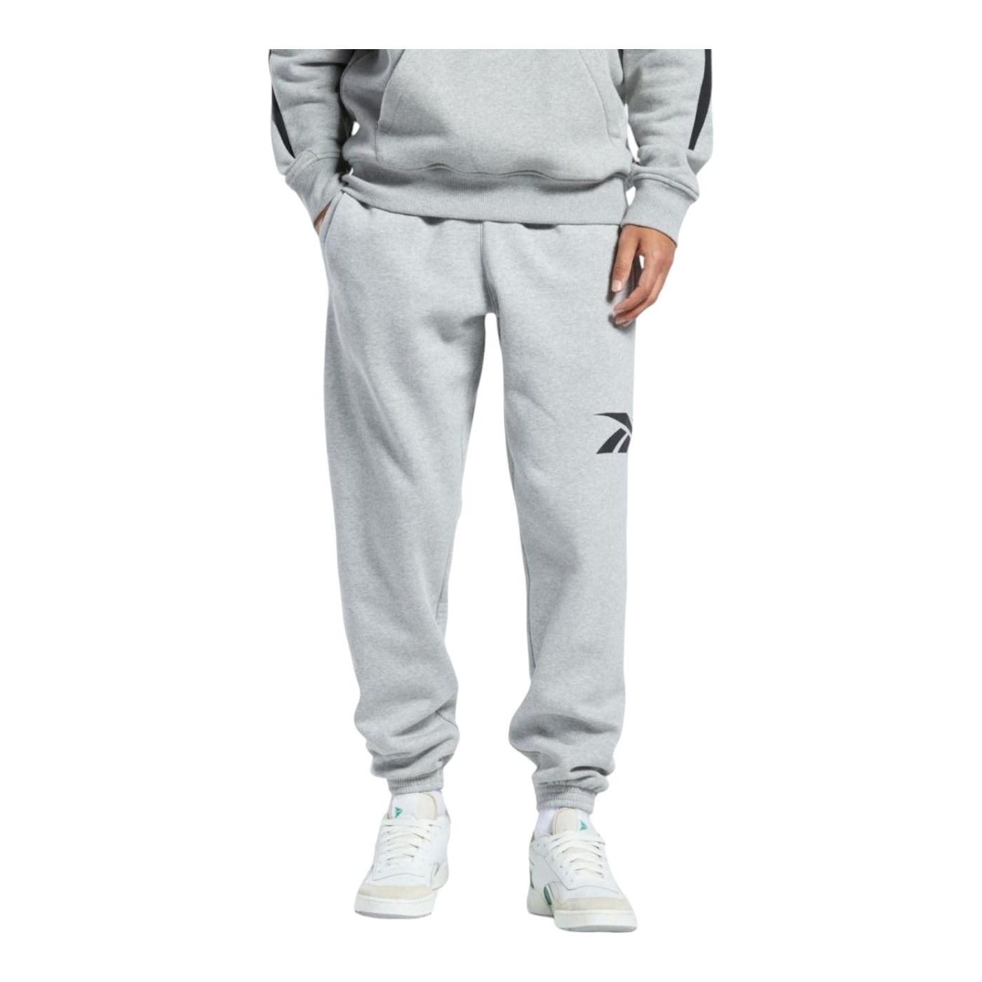 Pantalon reebok hombre gris on sale