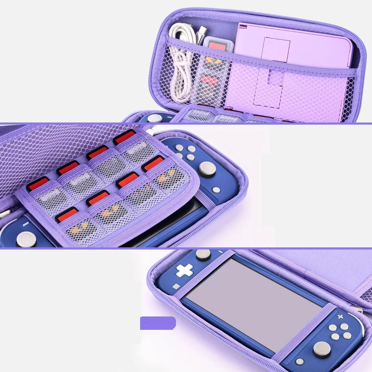 Kit De 17 Accesorios Con Estuche Para Nintendo Switch Lite
