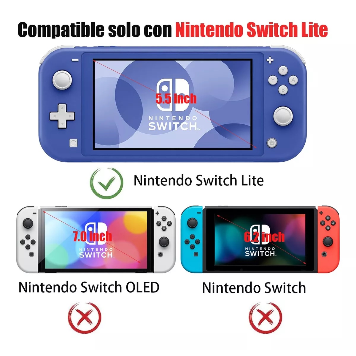 Kit De 17 Accesorios Con Estuche Para Nintendo Switch Lite