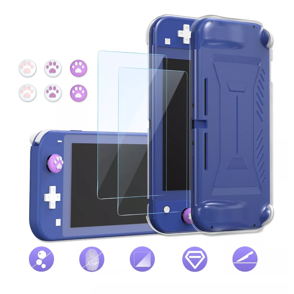 Kit De 17 Accesorios Con Estuche Para Nintendo Switch Lite