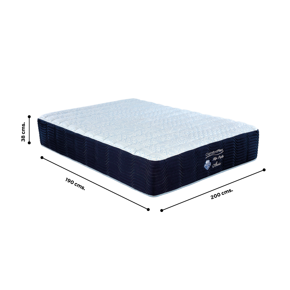 Juego De Box Y Colchon Absolut Spring Air - King Size.