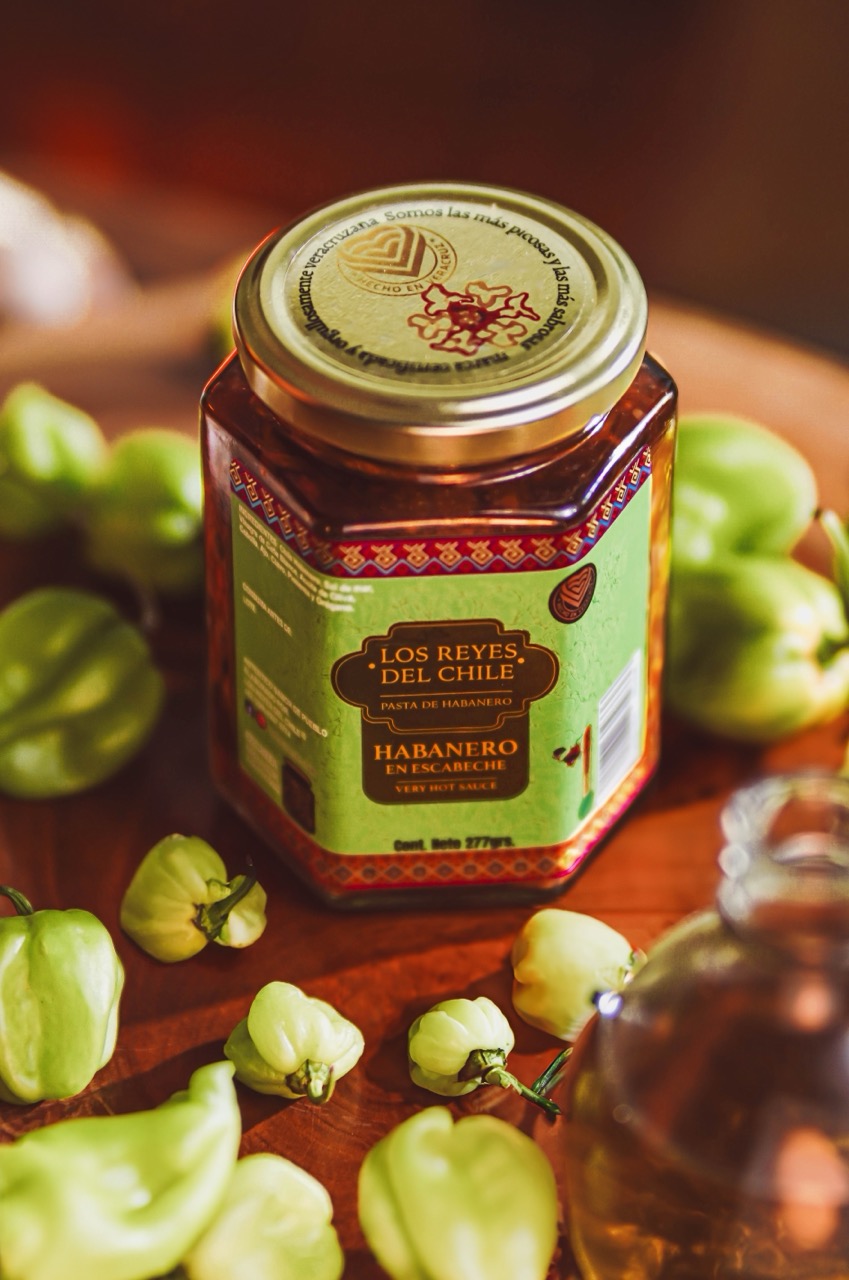 Habaneros en Escabeche , conserva original, 277gr hechos en veracruz
