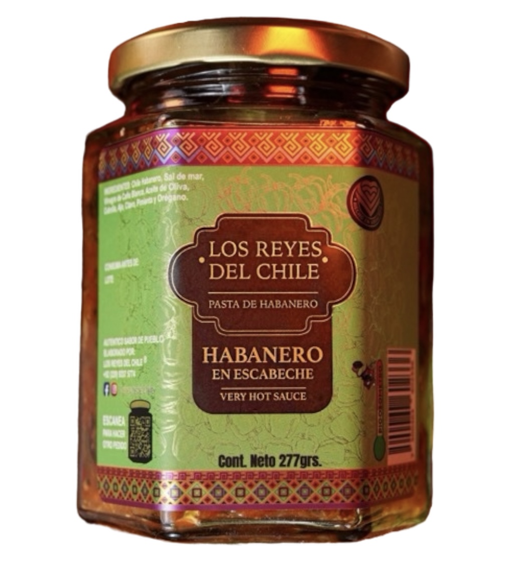 Habaneros en Escabeche , conserva original, 277gr hechos en veracruz