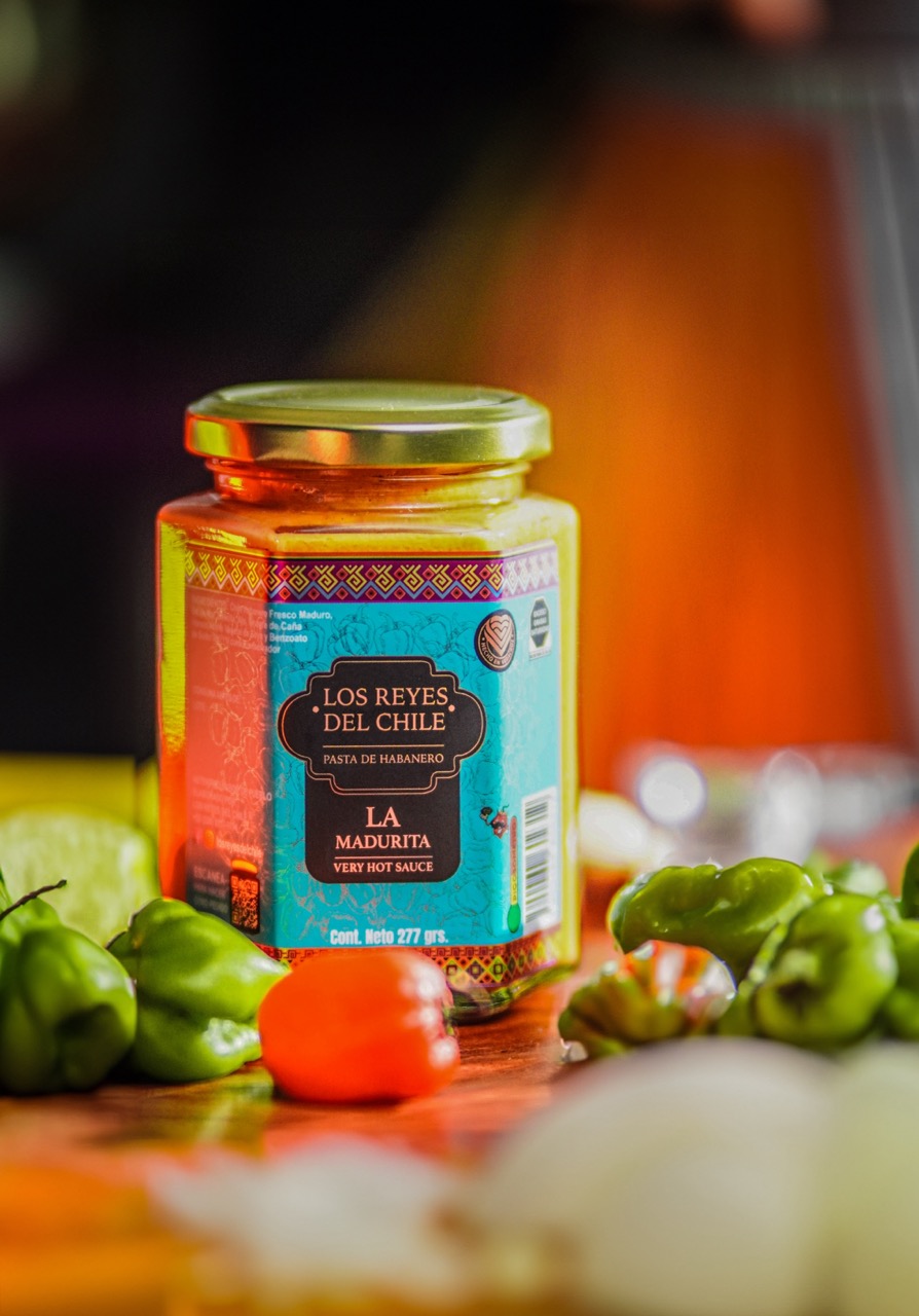 Pasta de habanero la madurita , salsa untable muy picante , 277 gr, hecho en veracruz , artesanal