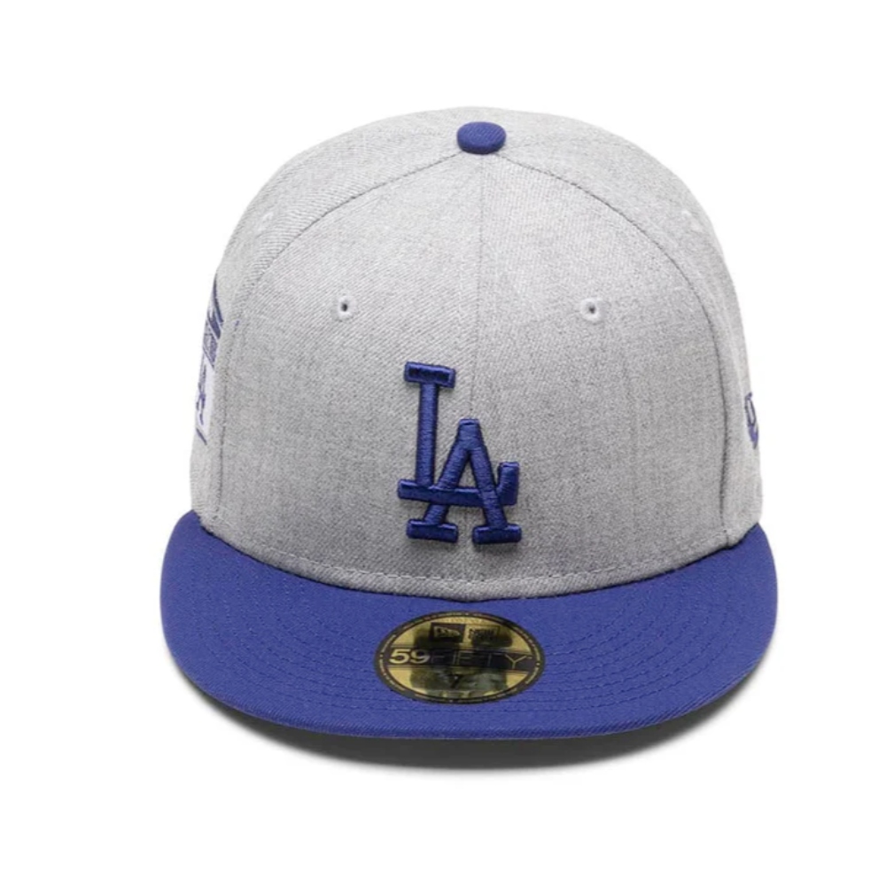Gorra New Era 59Fifty Angeles Dodgers Heather Patch Gris 60272479