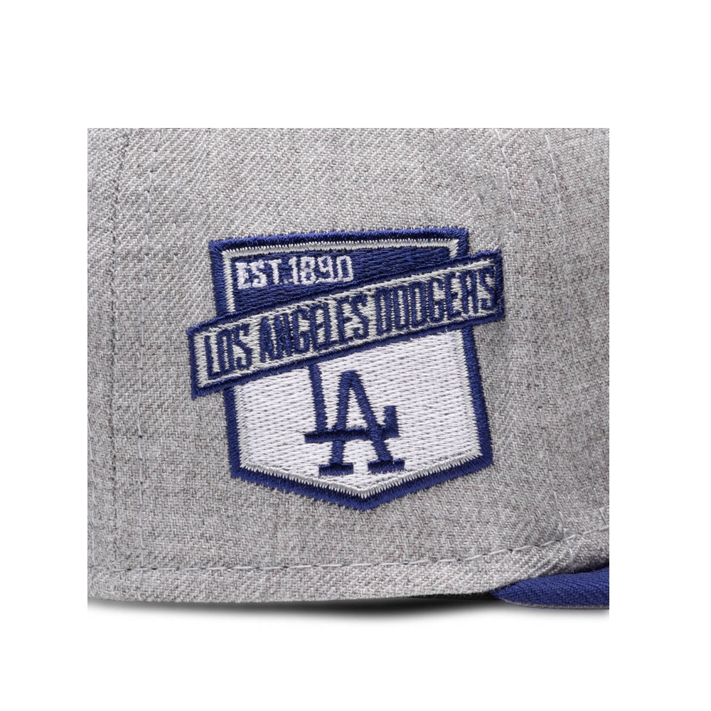 Gorra New Era 59Fifty Angeles Dodgers Heather Patch Gris 60272479