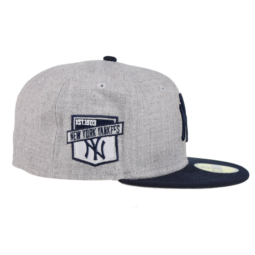 Gorra New Era 59Fifty Yankees Heather Patch Gris 60272428
