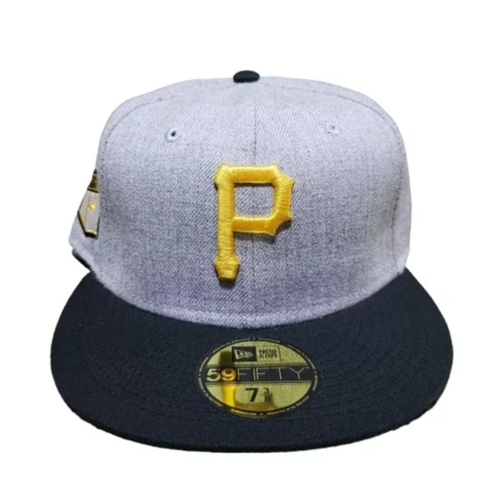 Gorra New Era 59Fifty Pittsburgh Pirates Heather Patch Gris 60272881