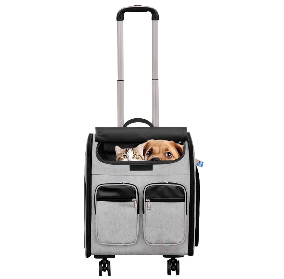 Transportadora Mochila con Ruedas de Mascotas perro o gato Tv - Main Image