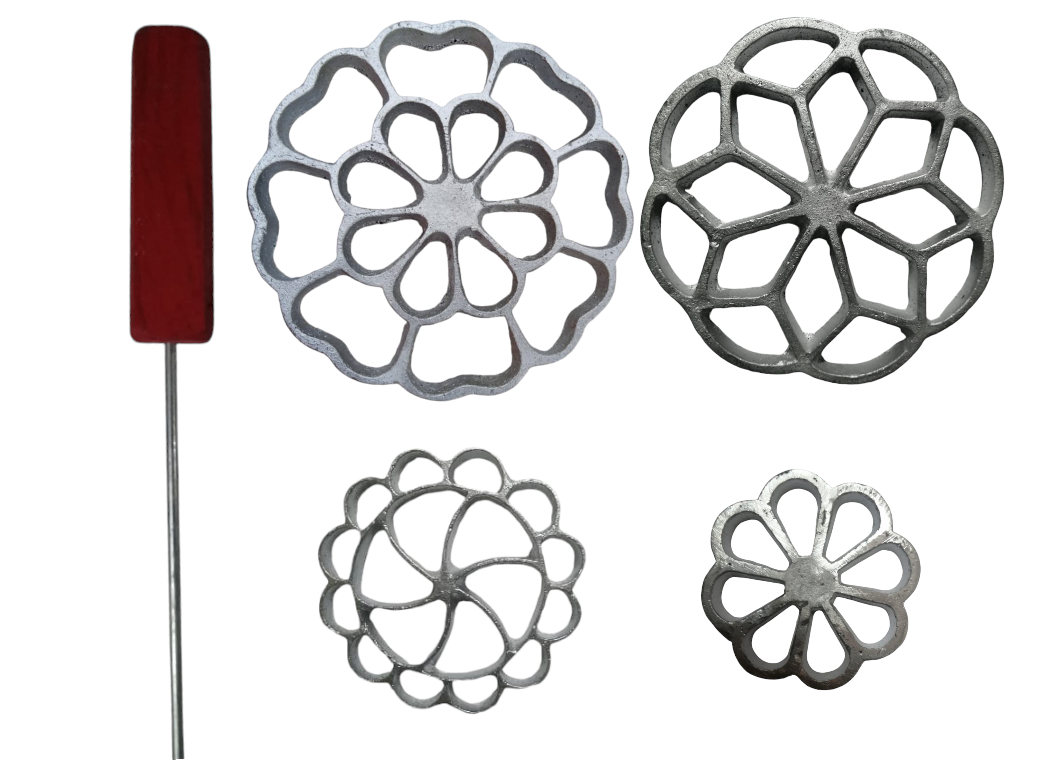 PAQUETE DE 4 MOLDES Para buñuelos de viento 