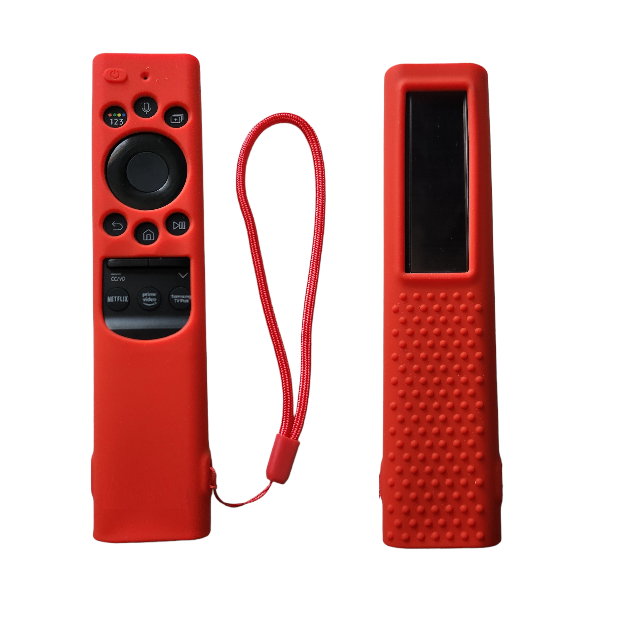 Funda para control remoto Samsung con celda solar (rojo)