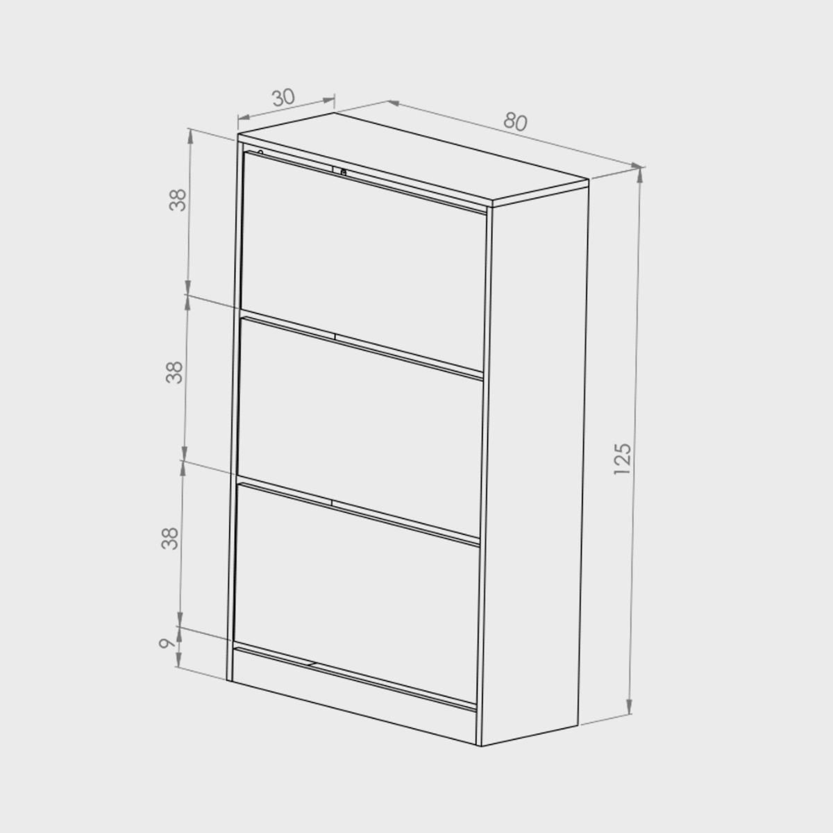 Organizador De Zapatos Hogare, Mueble Zapatero Madera, Venecia Resistente y Practico Parota