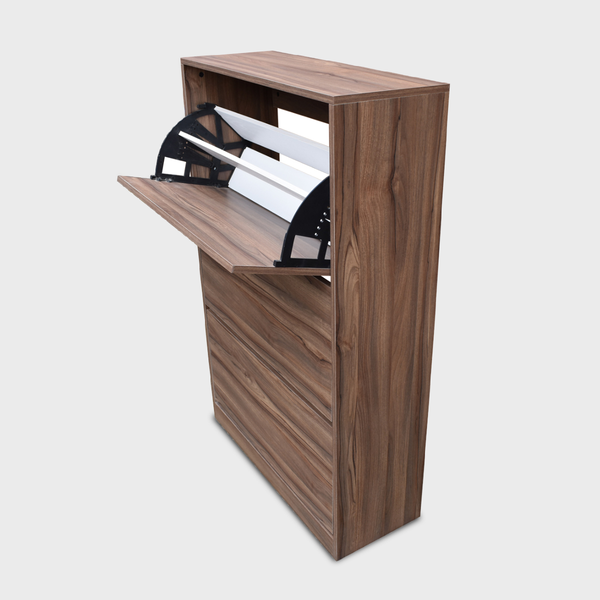 Organizador De Zapatos Hogare, Mueble Zapatero Madera, Venecia Resistente y Practico Parota