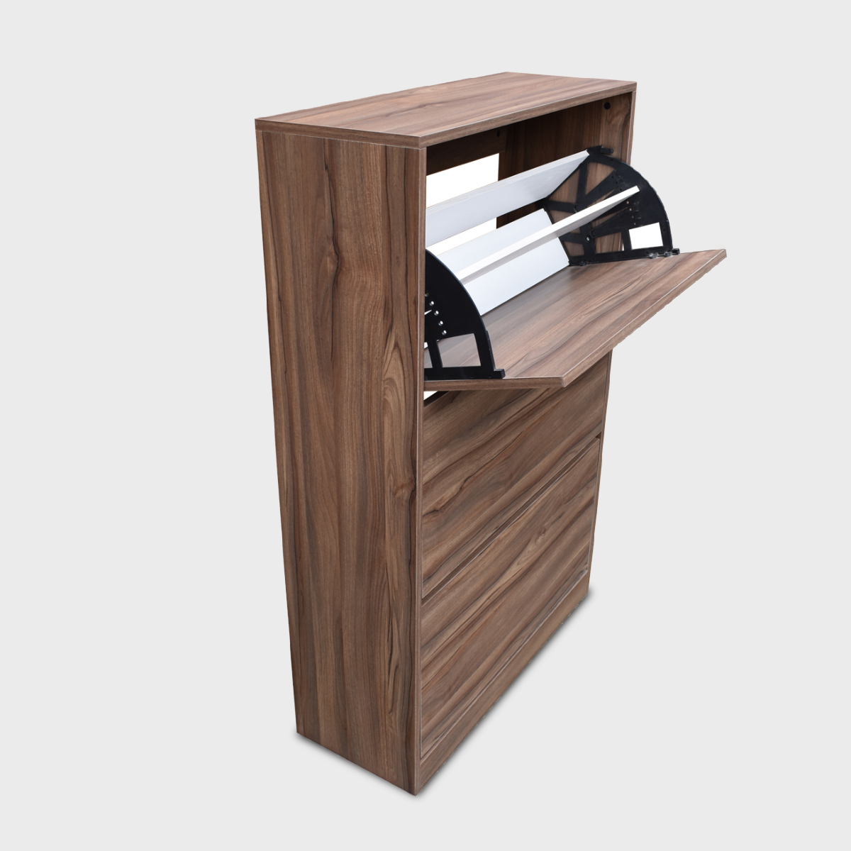 Organizador De Zapatos Hogare, Mueble Zapatero Madera, Venecia Resistente y Practico Parota
