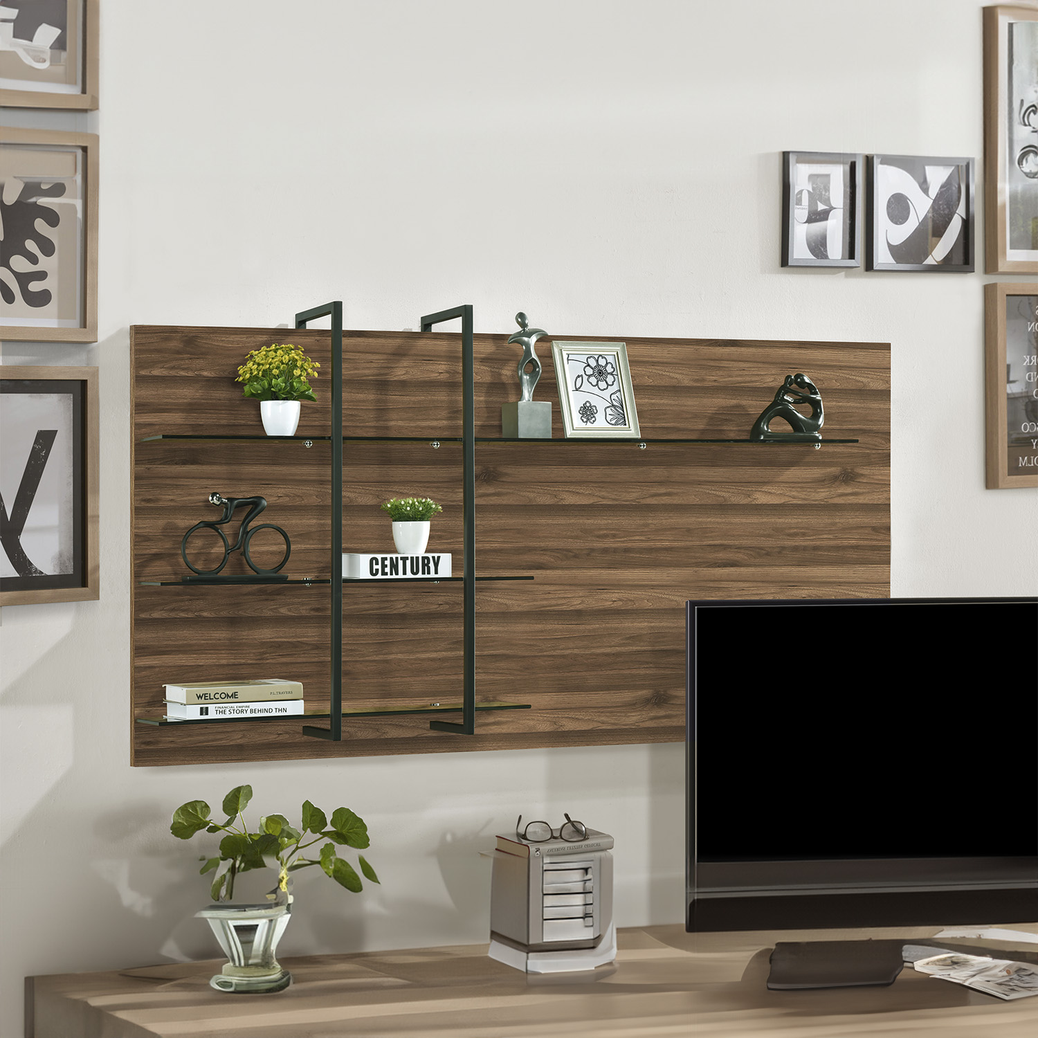 Estante de Pared Multiusos Organizador Bossa Fulgore.