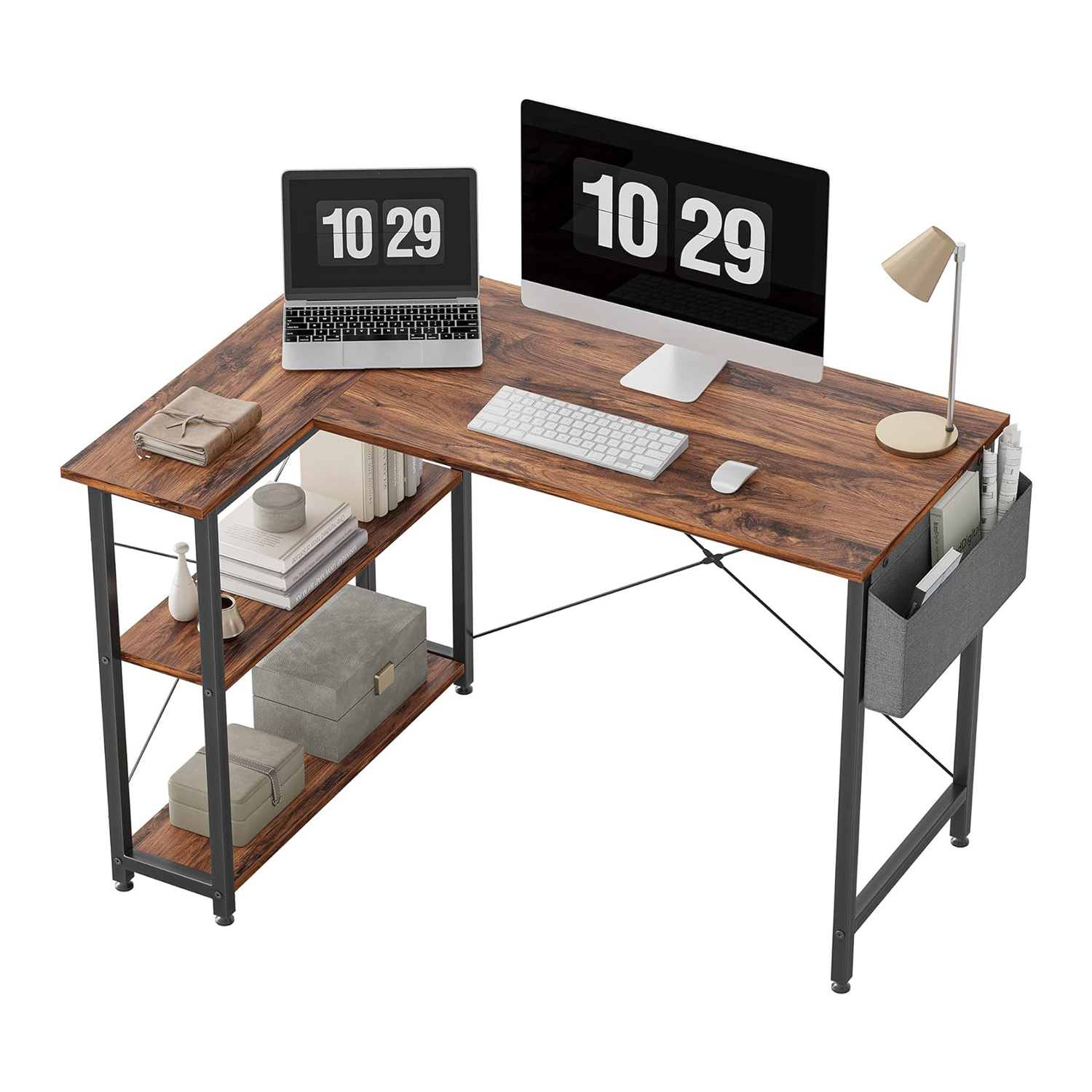 Escritorio Esquinero Pequeño Home Office Bossa Groelandia.