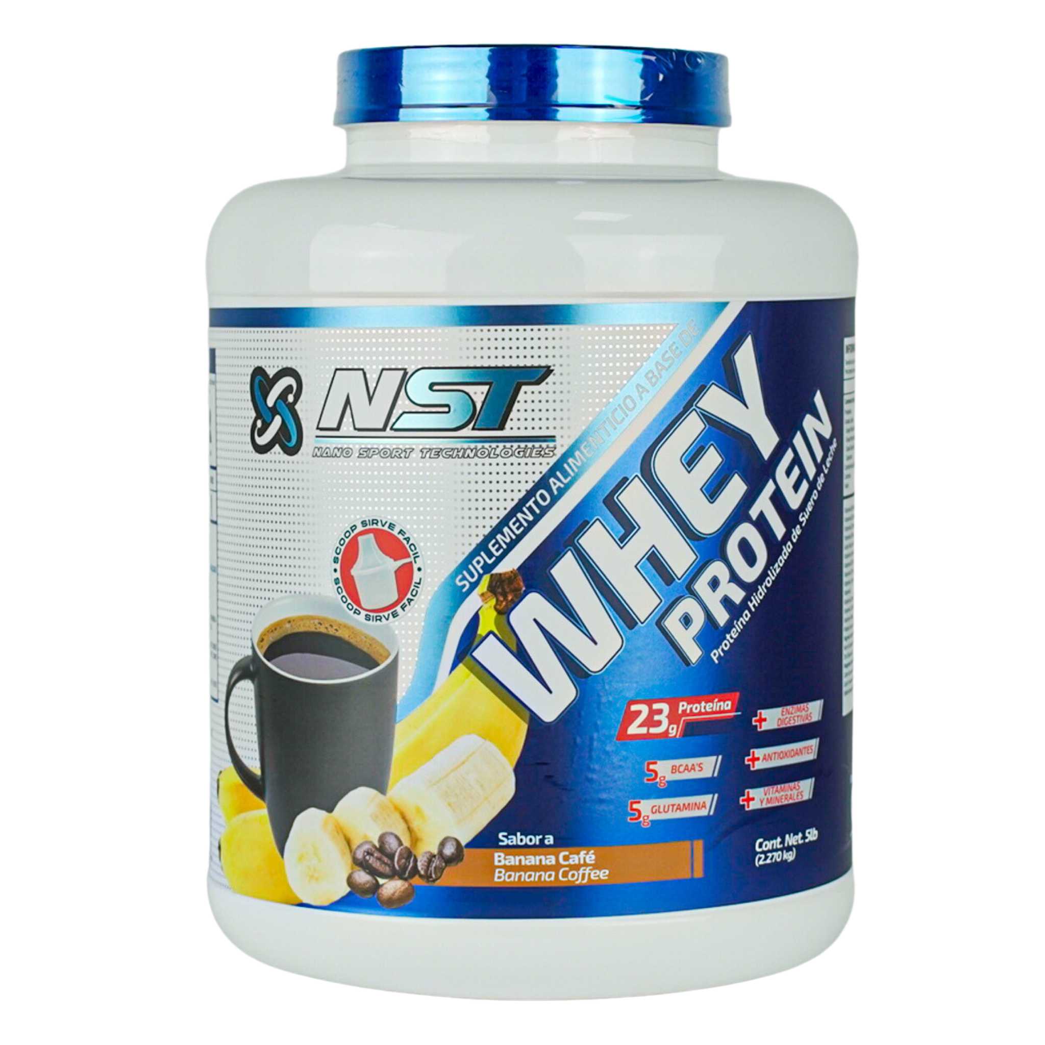 NST | Whey protein | Banana Café |  Proteína de suero de leche Hidrolizada