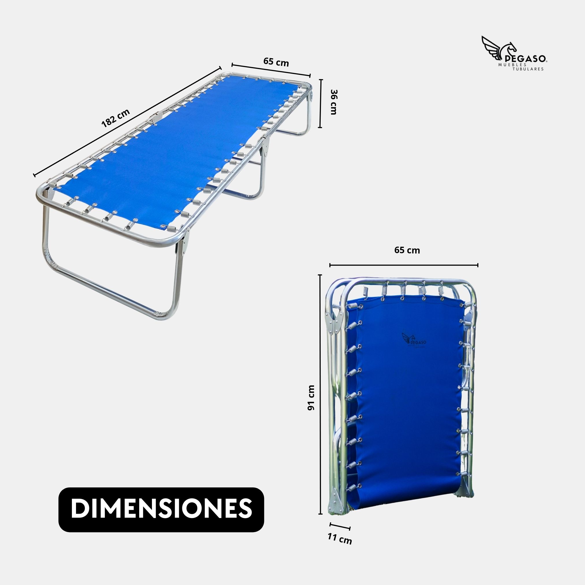 Catre Clásico de Lona de Poliéster Plastificada Ojillada MOD: KSL-REY.