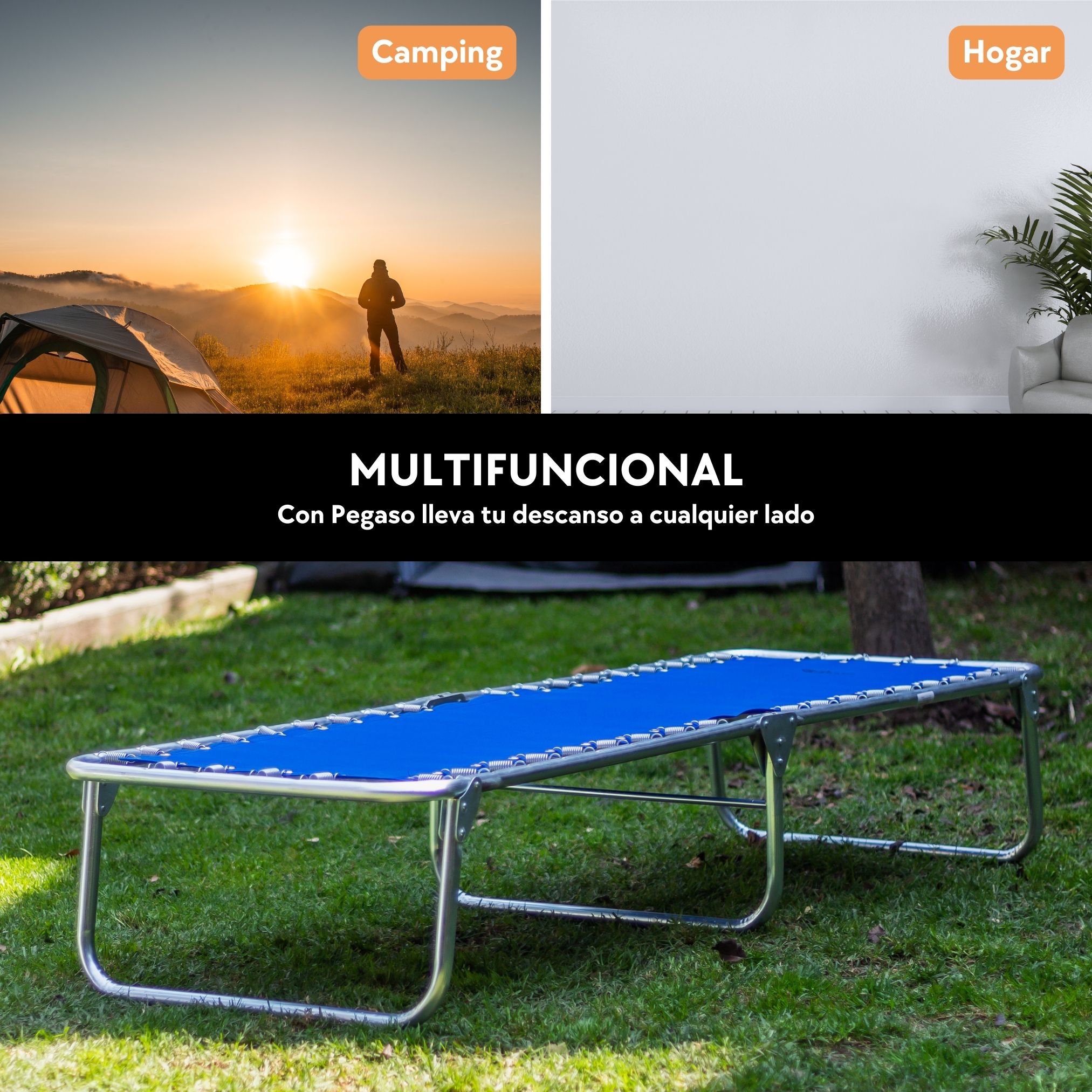 Catre Clásico de Lona de Poliéster Plastificada Ojillada MOD: KSL-REY.