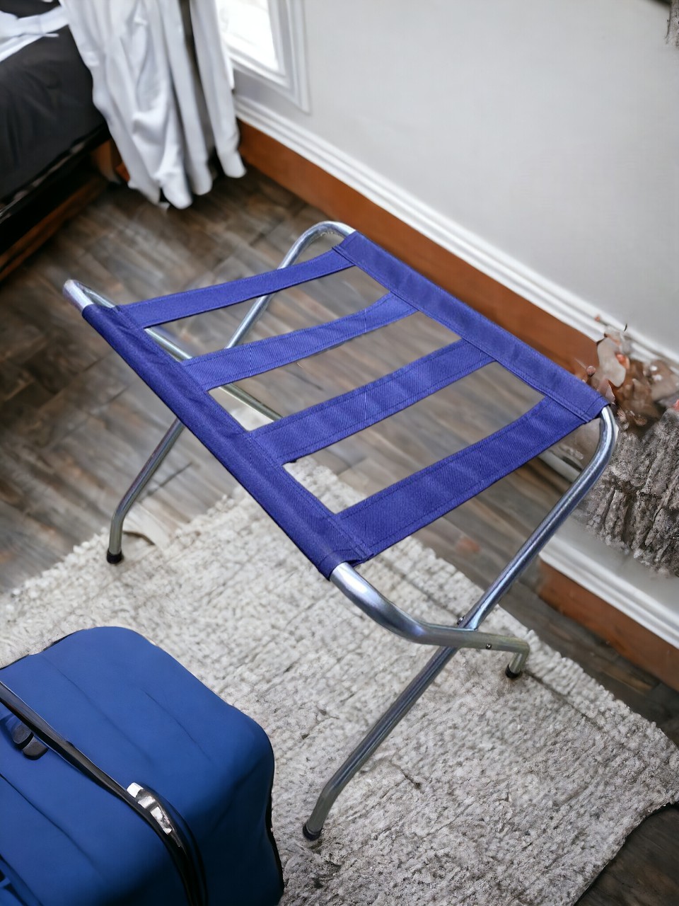 Banco Porta Maletas Rack Estante Recamara Hotel Equipajes - Pegaso.