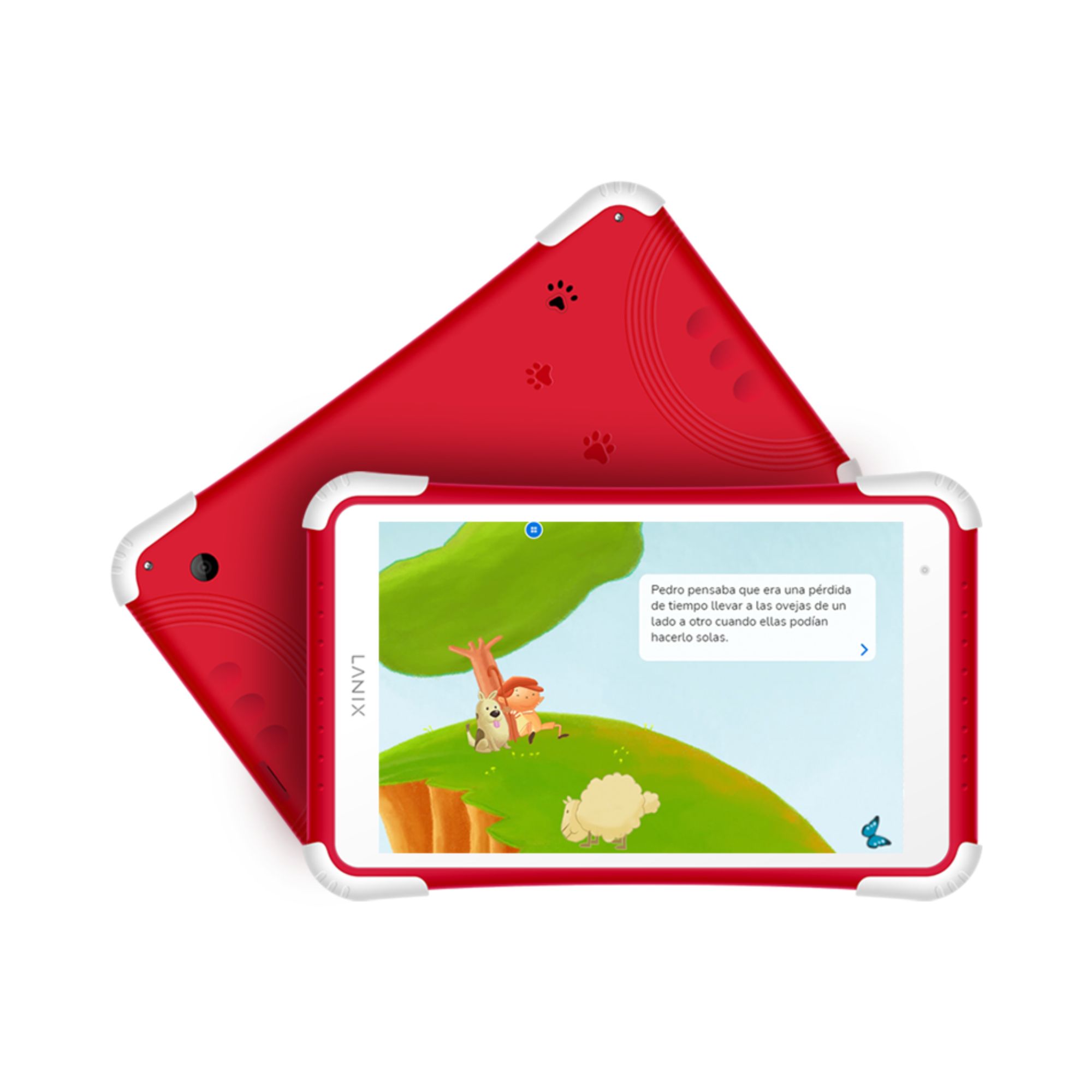 Lanix Ilium PAD RX8 Kids de 8'', 2GB/32GB, Android 12, Rojo