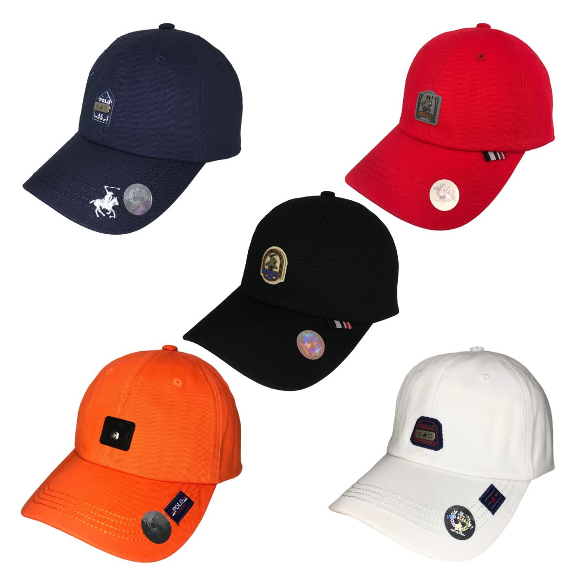 Gorra Polo Academy Mayoreo 5 Pzs