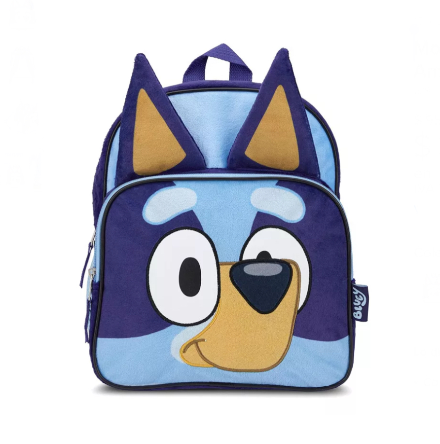 Mochila Infantil Bluey Familia Y Amigos Color Azul