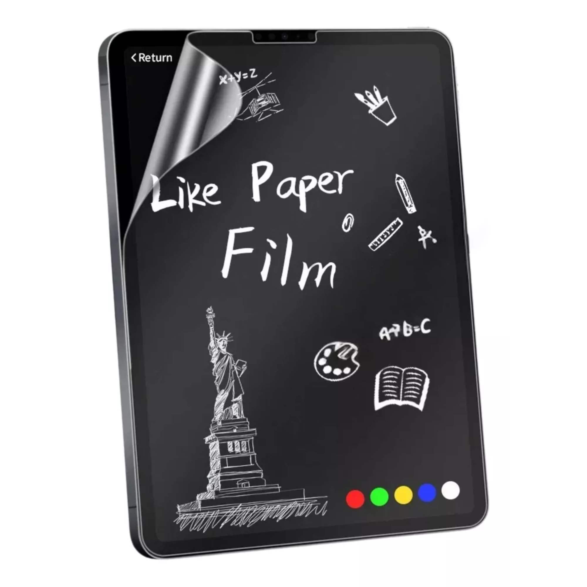 2 Micas Protector Pantalla Para iPad Efecto Textura Papel Alta ...
