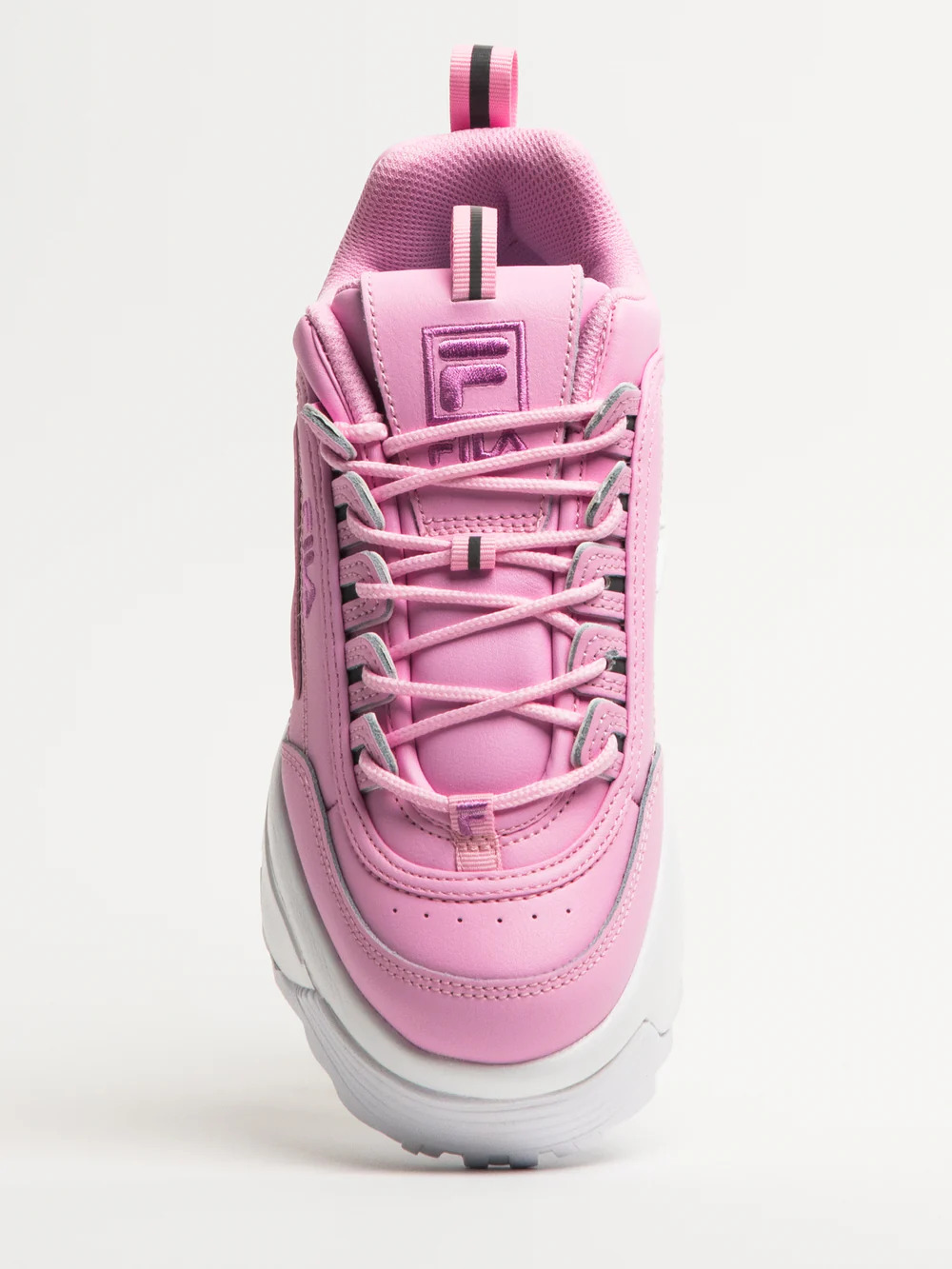 Tenis Fila Disruptor Wedge Plataforma Rosa Pastel de Dama Original