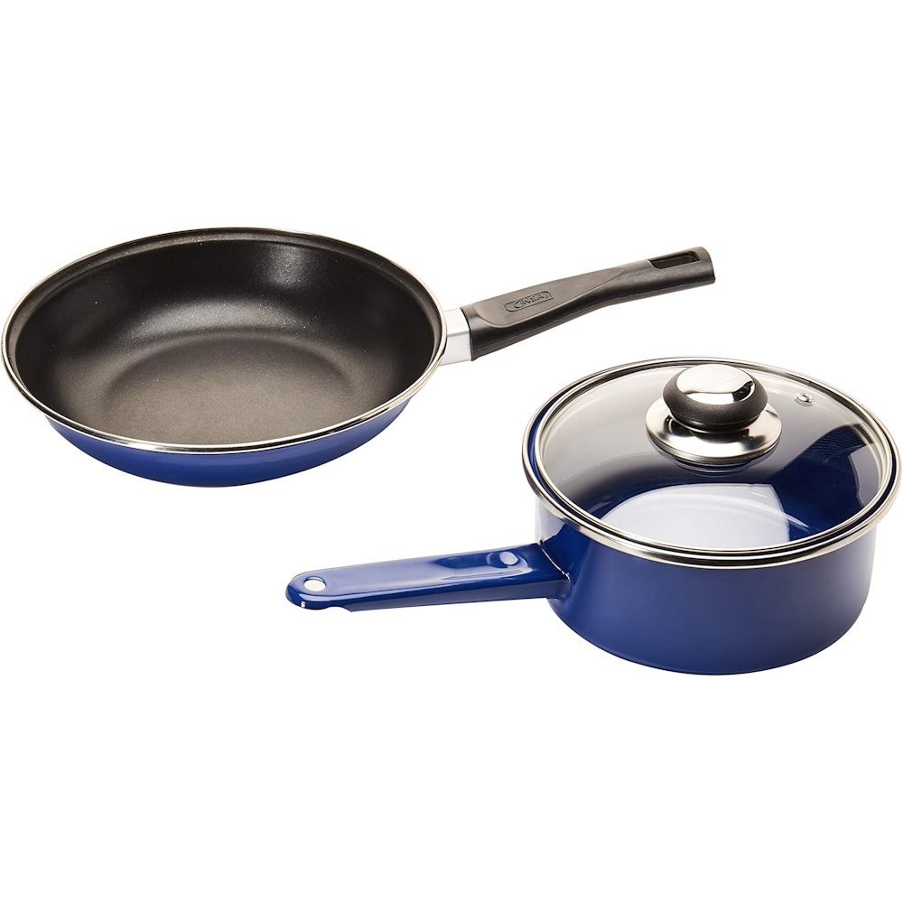 Bateria Cocina Albania Azul Grafito TC 10pzas Europea Cinsa.