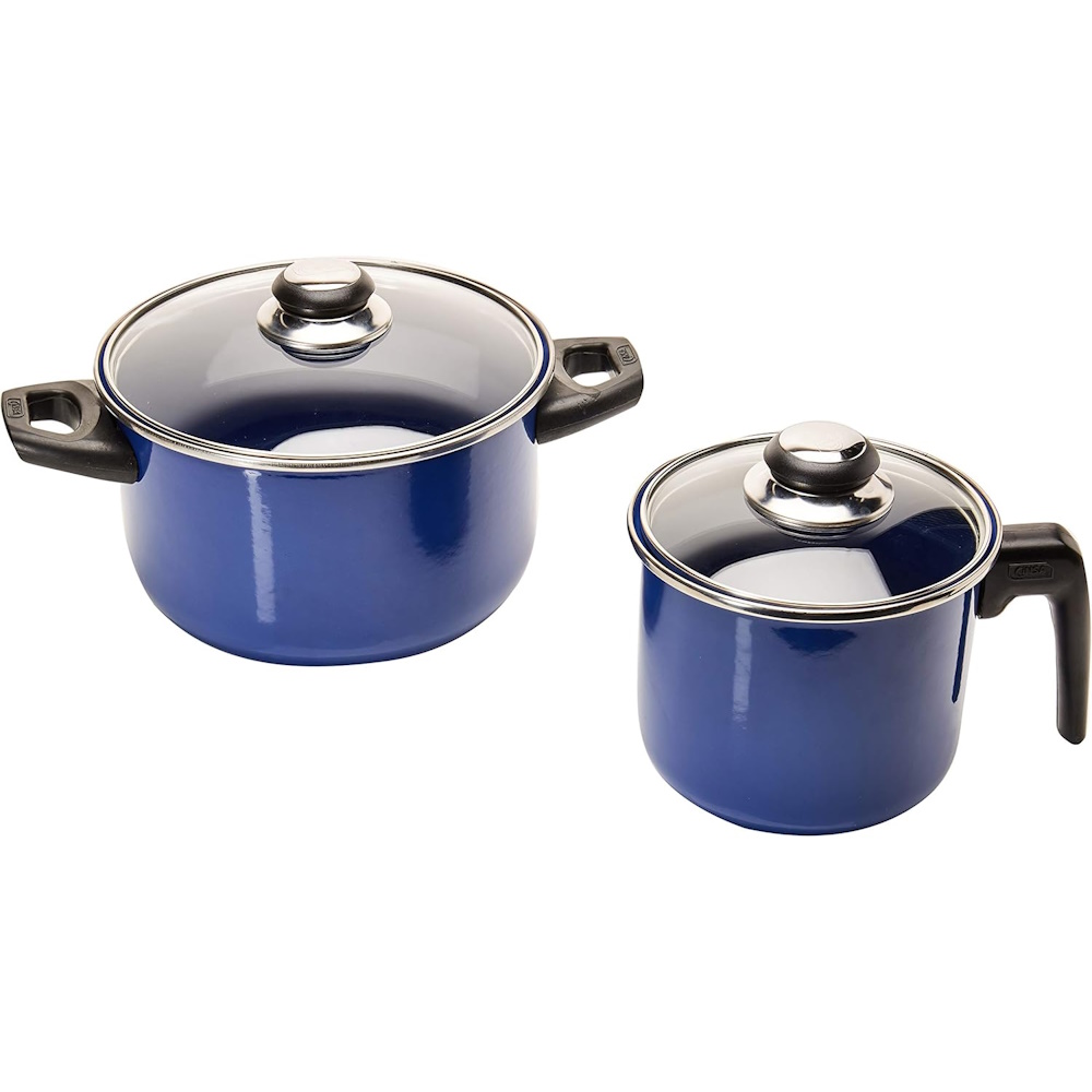 Bateria Cocina Albania Azul Grafito TC 10pzas Europea Cinsa.