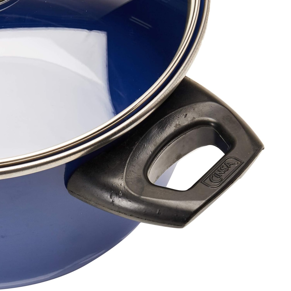 Bateria Cocina Albania Azul Grafito TC 10pzas Europea Cinsa.