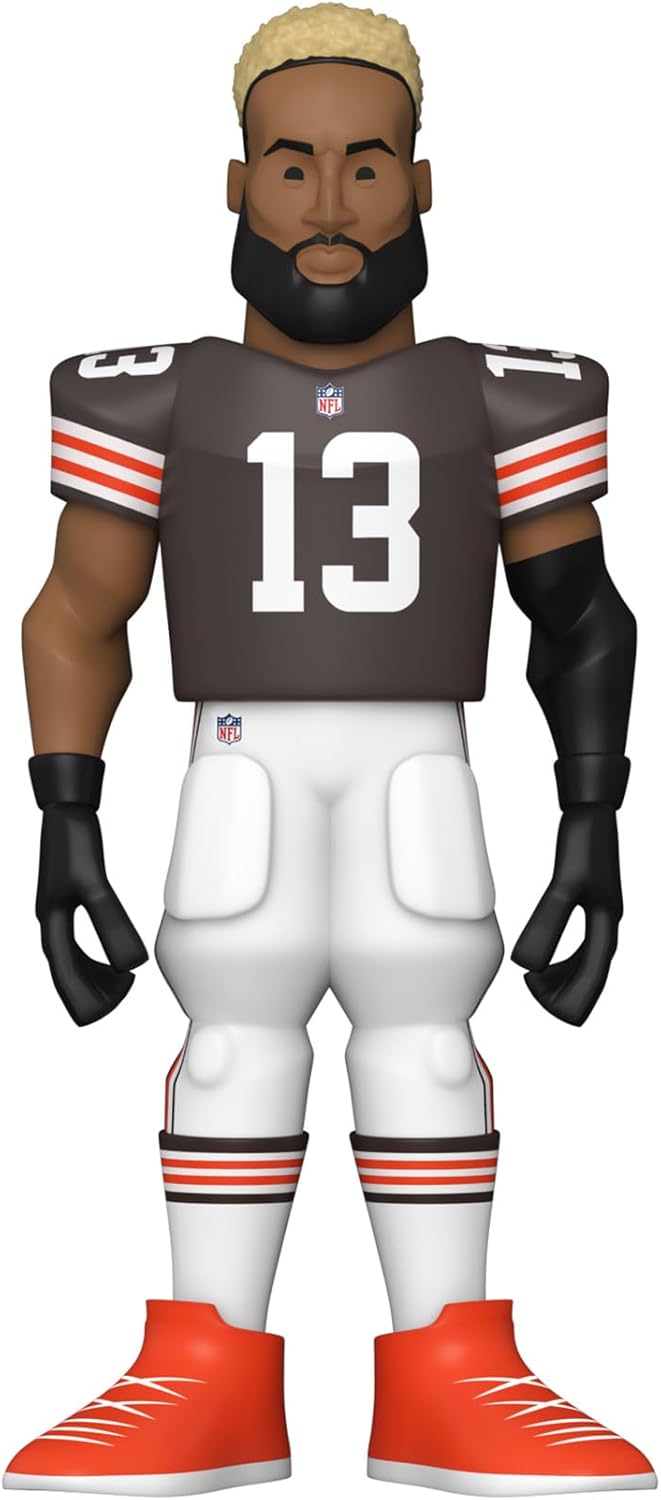 Funko NFL Cleveland Browns Gold Odell Beckham Jr. 5-Inch Inch Premium Vinyl Chase