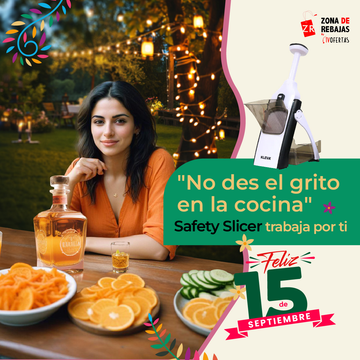 Rallador, Rebanador y Cortador único con selectores de grosor para Frutas, Verduras y Quesos Multifuncional Ready Cook Safety Slicer, cambiador de cuchillas integrado 