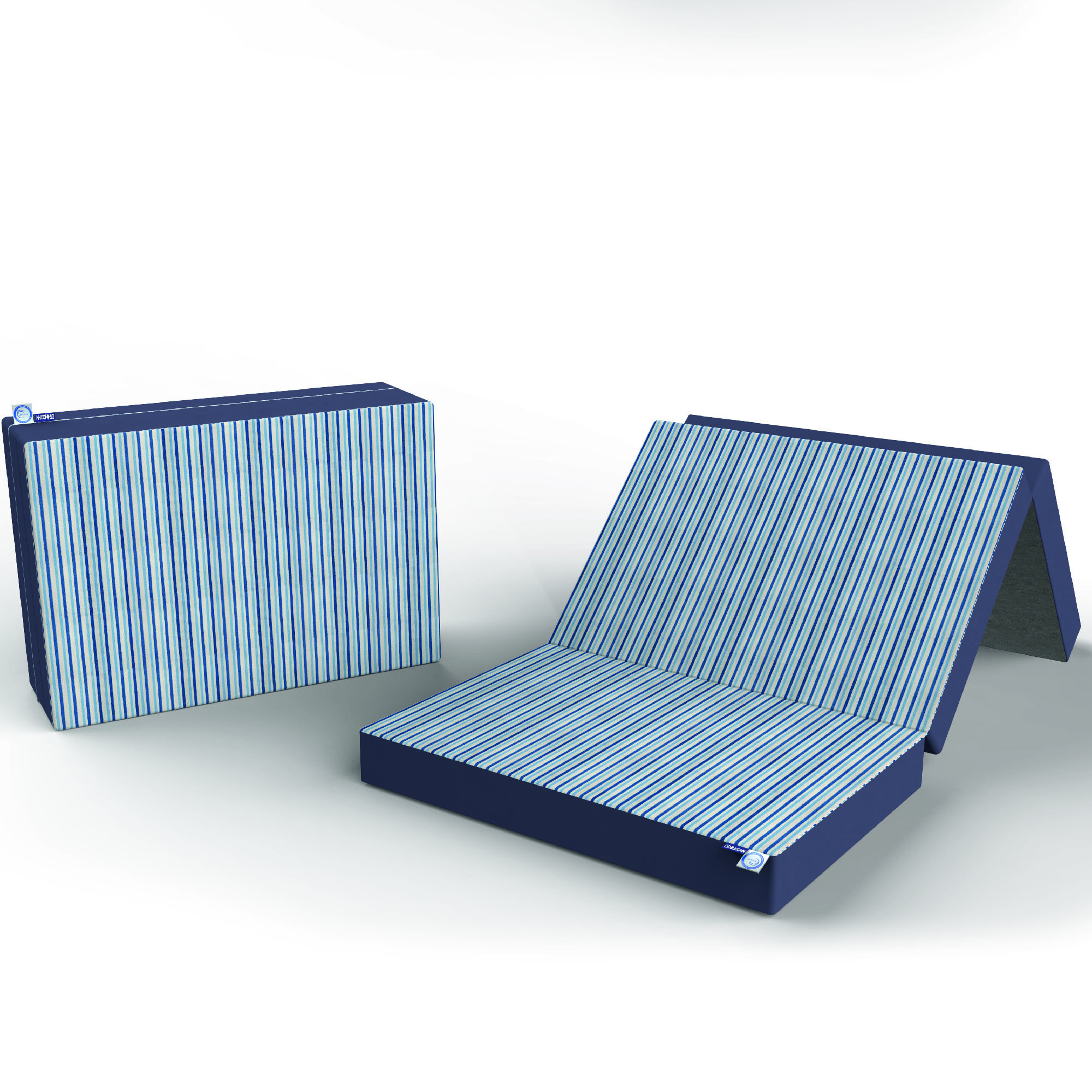 DR JOOHN Colchón seccionado en 3 | Espuma de Foam | Diseño Plegable, portátil, Confortable y practico | Ideal para Cualquier Espacio | 189x89x8cm | Basic.