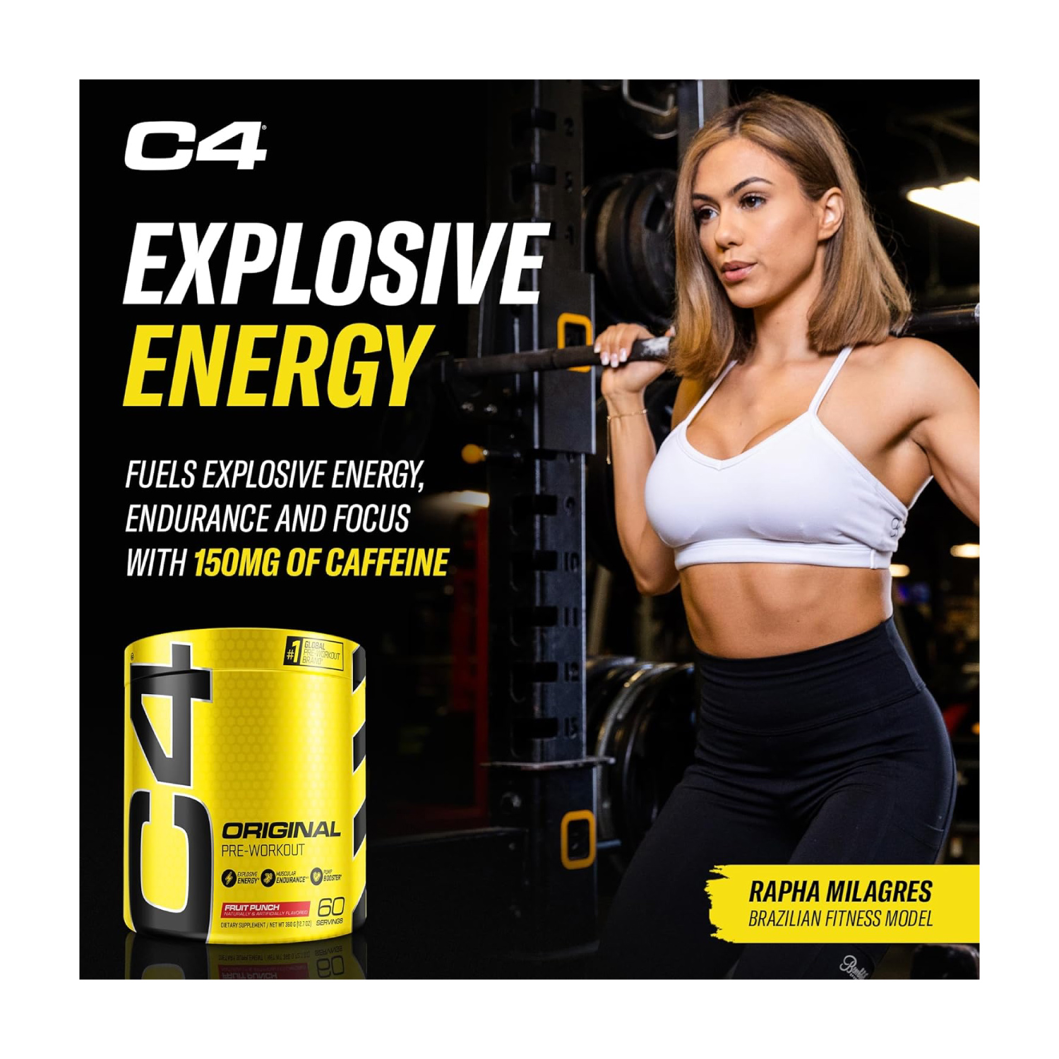 Pre-Entreno Cellucor C4 Original 60 Serv. 360g - Mora Azul