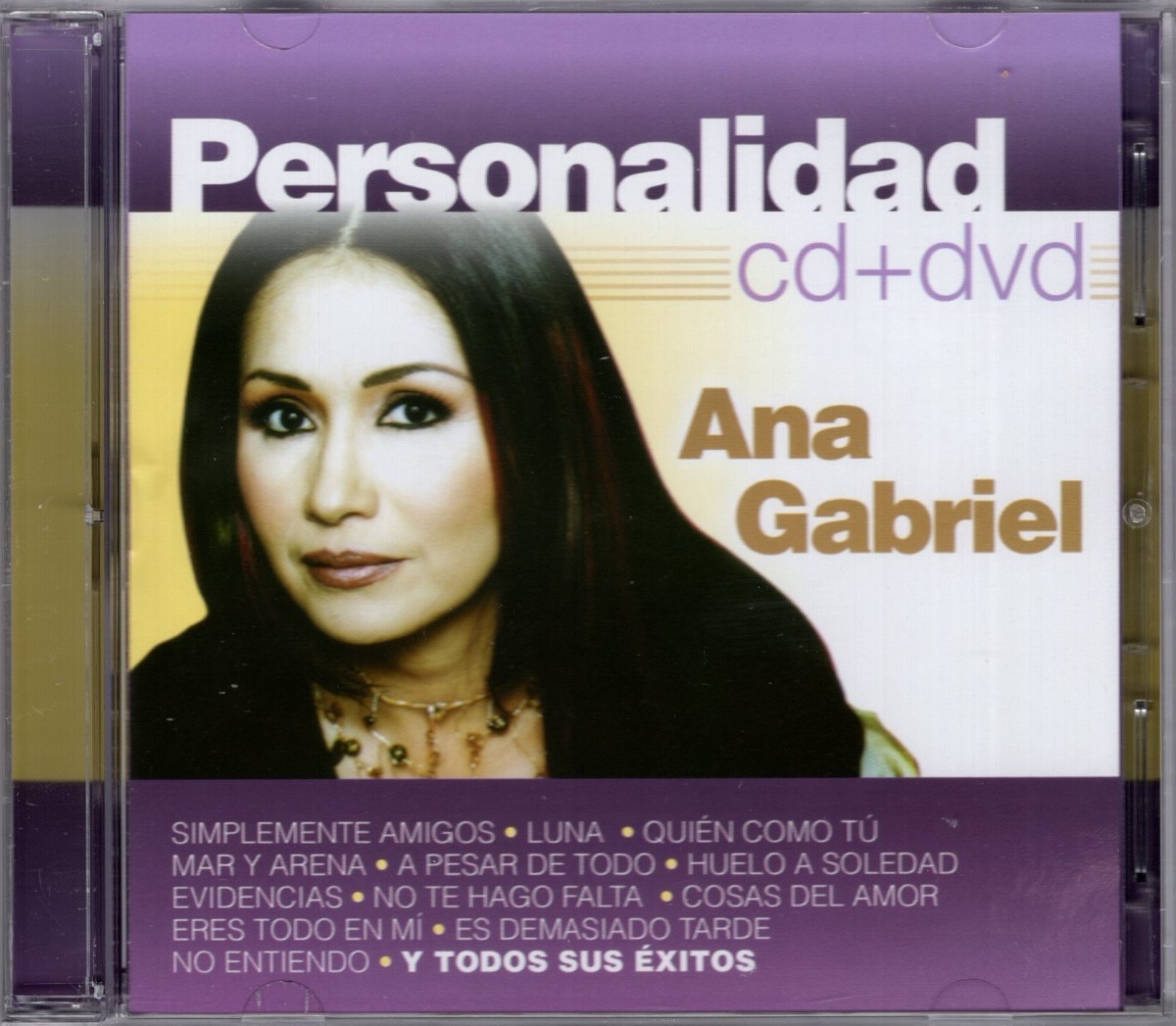 Ana Gabriel Personalidad Disco Cd + Dvd