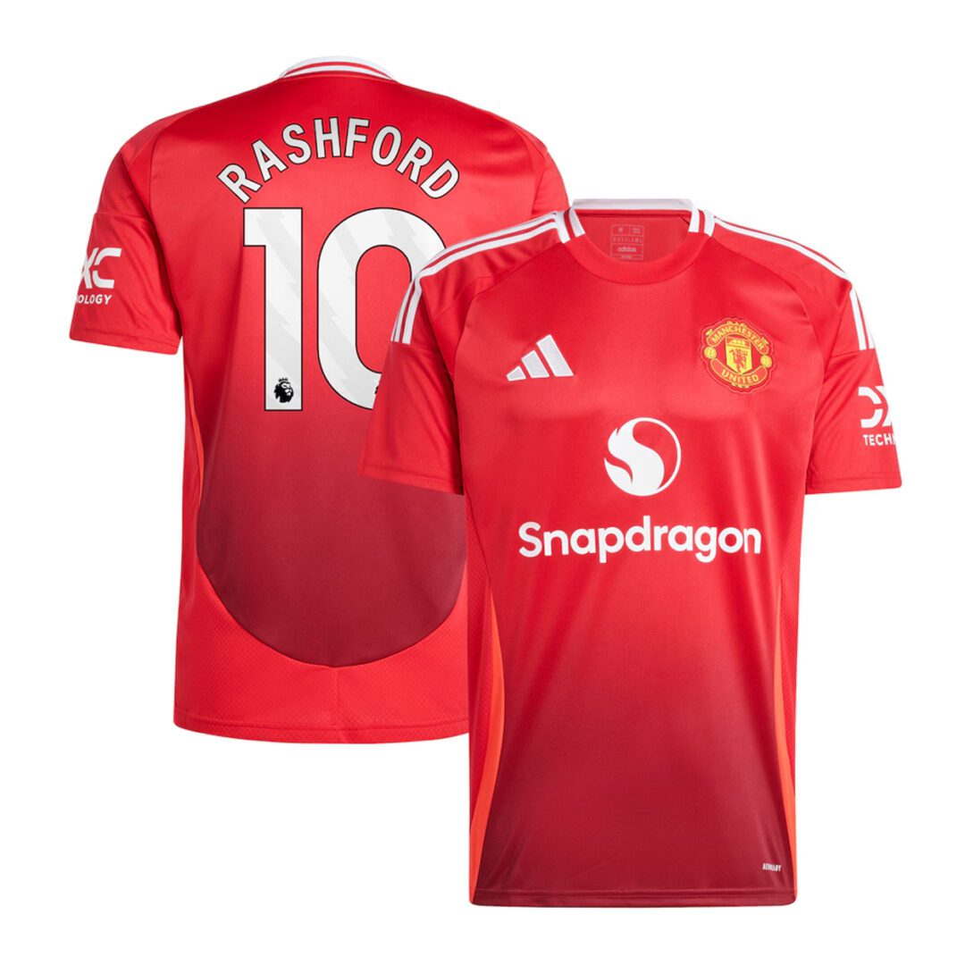 Jersey original Adidas Manchester United local Rashford #10 2024-2025 IU1397