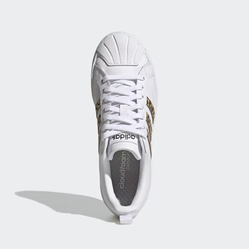 Tenis Adidas Streetcheck Blanco Animal Print de Dama Original