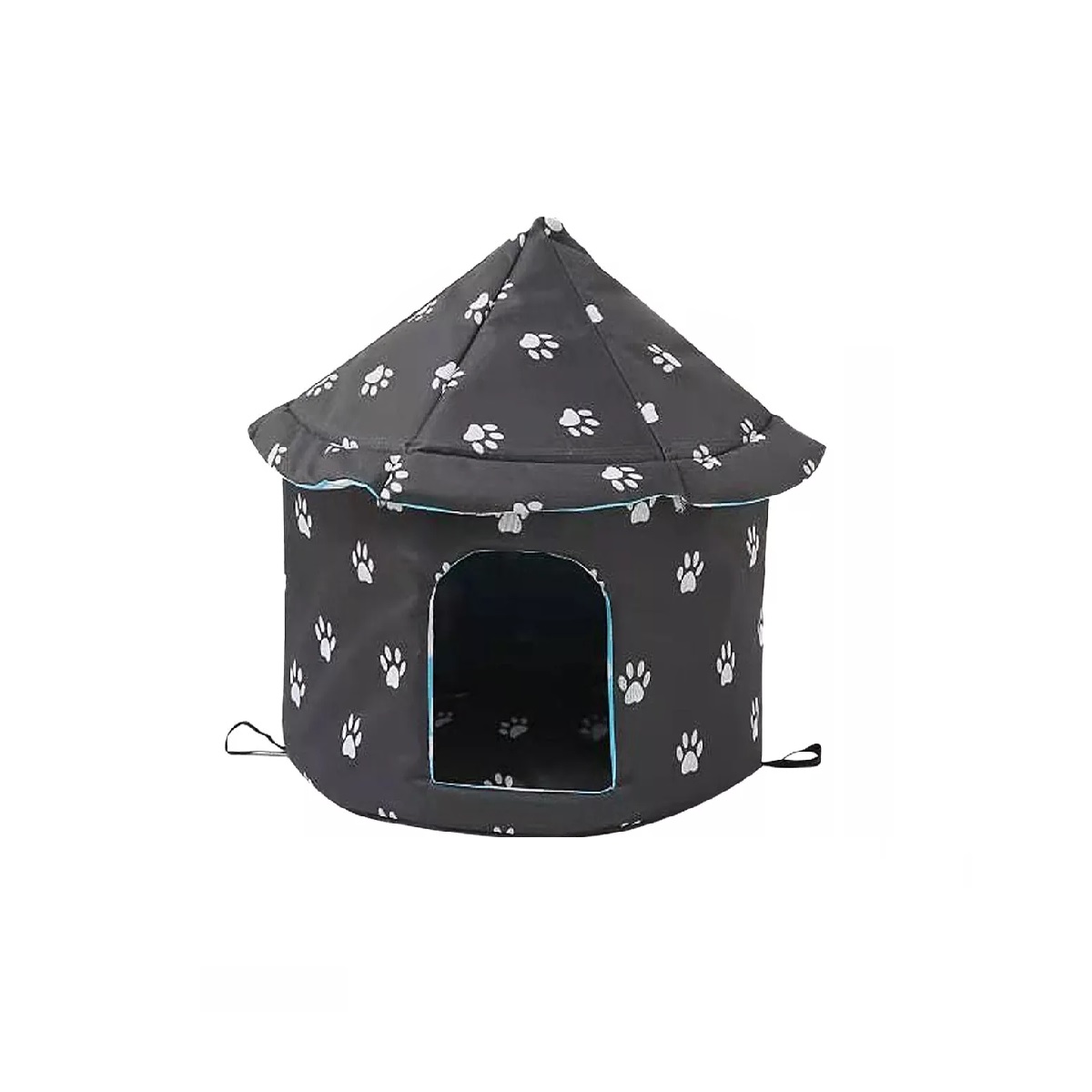 Nido Impermeable Desmontable Para Mascotas Aire Libre, Negro