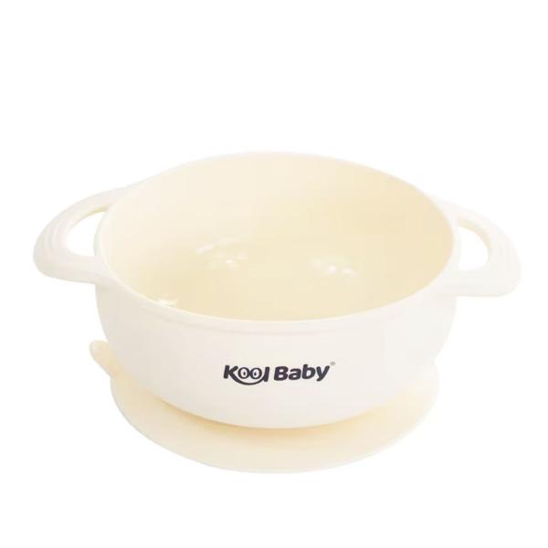 Tazon con Asa de Silicona Kool Baby Ivory