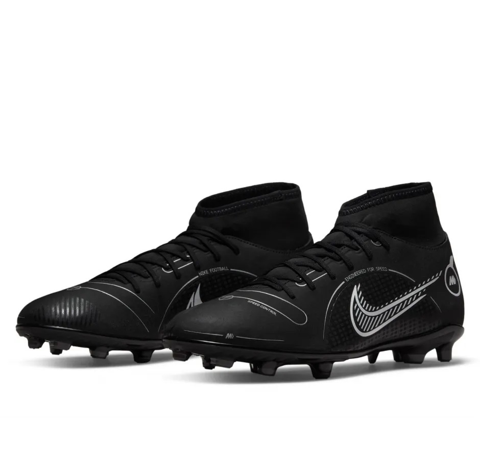 Zapato Nike Futbol Superfly 8 Club Metallic Silver FG/MG