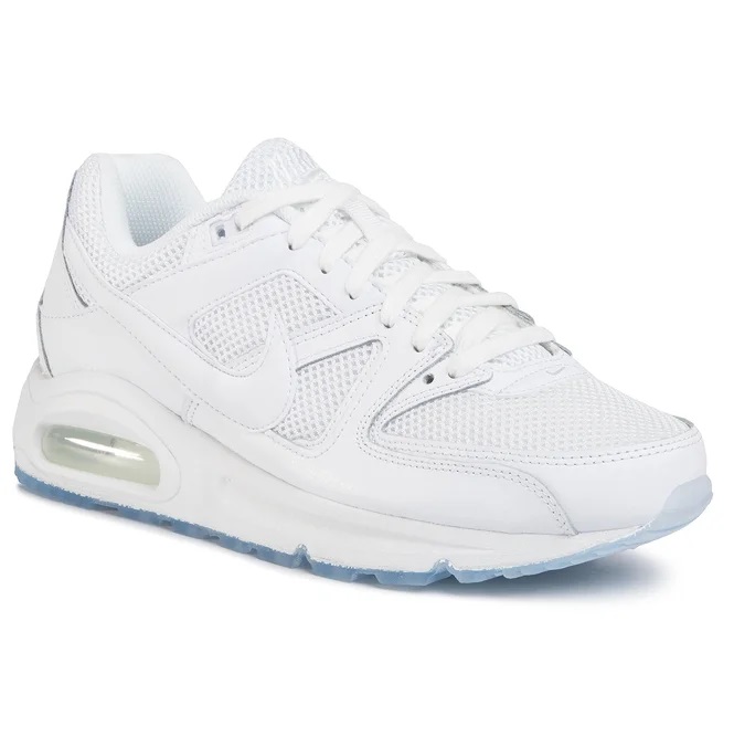 Tenis Nike Air Max Command Triple White Hombre 629993-112
