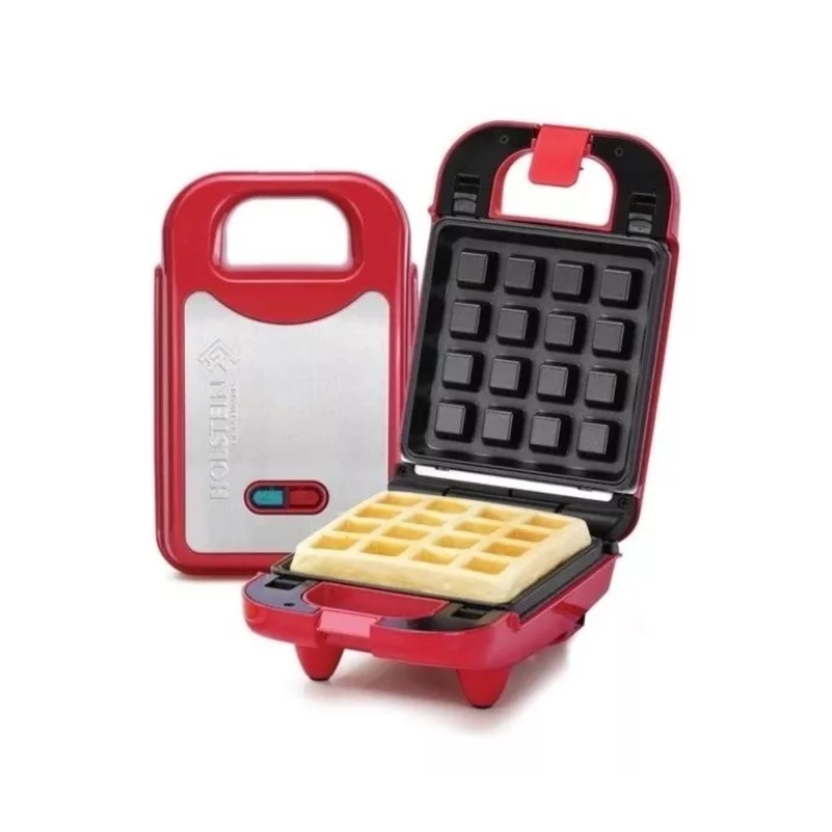 Waflera Holstein Antiadherente con 3 Placas Intercambiables Wafles ...