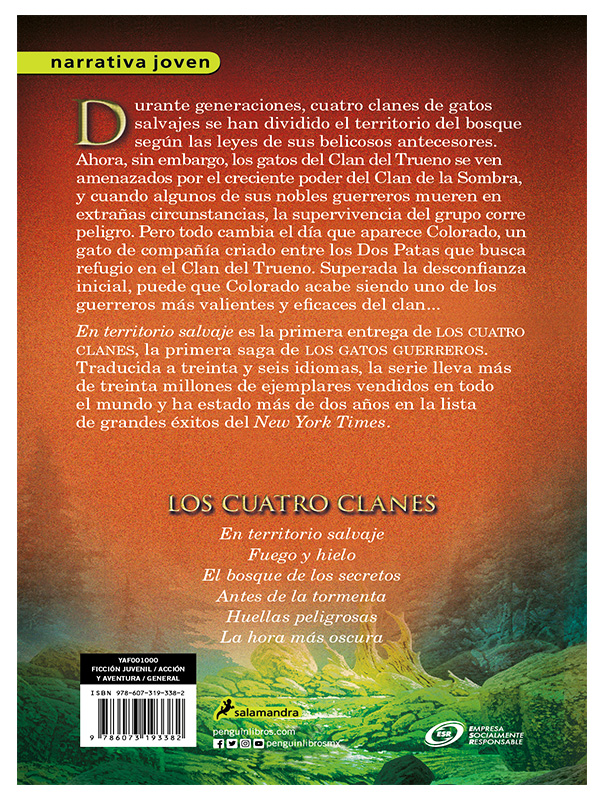 Libro En territorio Salvaje Autor Erin Hunter